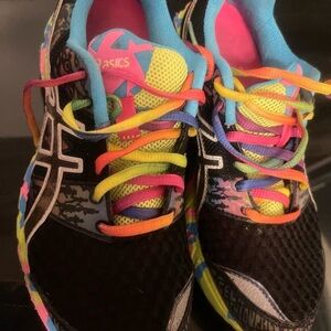ASICS Colorful Athletic Sneakers 7.5 us